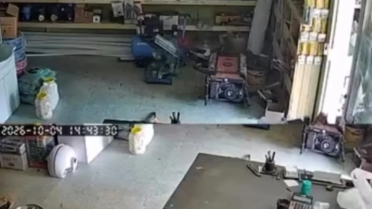 Deprem dağı böyle salladı