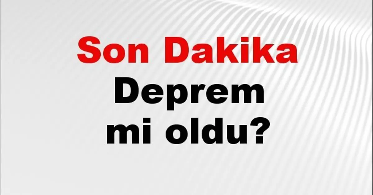 Son dakika Kütahya'da deprem mi oldu? Az önce deprem Kütahya'da nerede oldu? Kütahya deprem Kandilli ve AFAD son depremler listesi 16 Nisan 2026